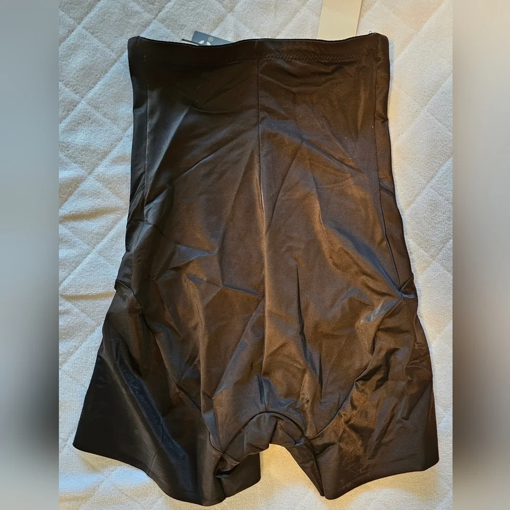 Naomi & Nicole Shapewear Women's Inside Magic High Waist Boy Short, Black Medium